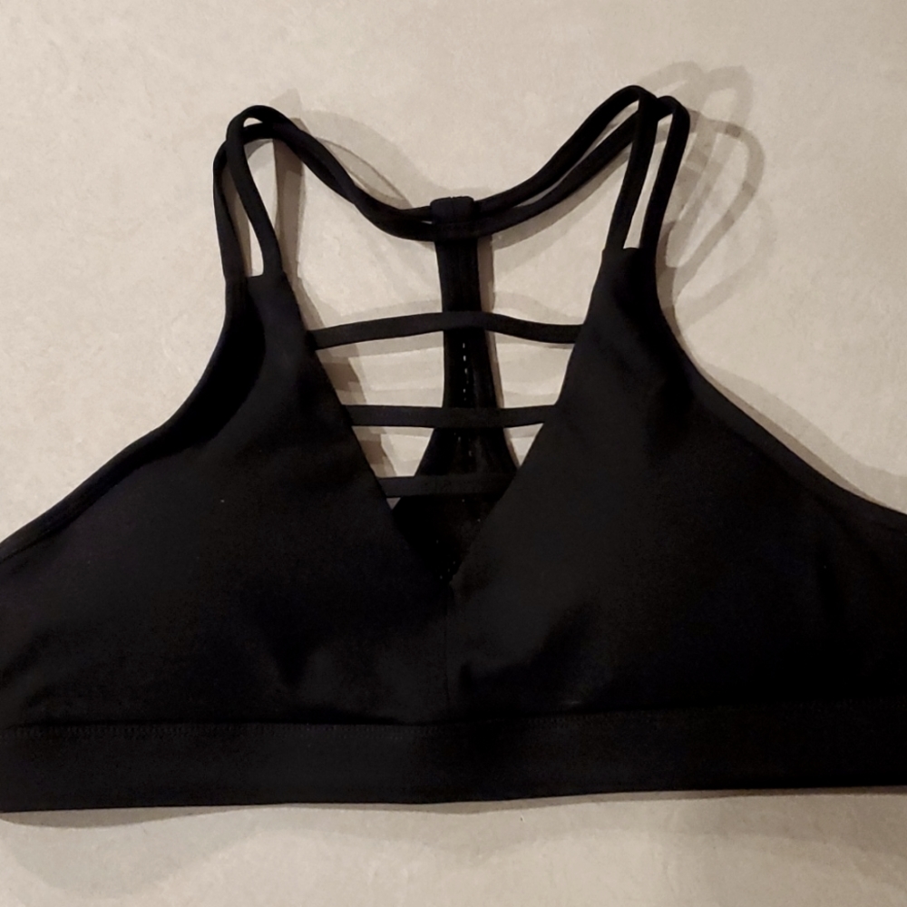 Zyia Black Grid Bra size XL